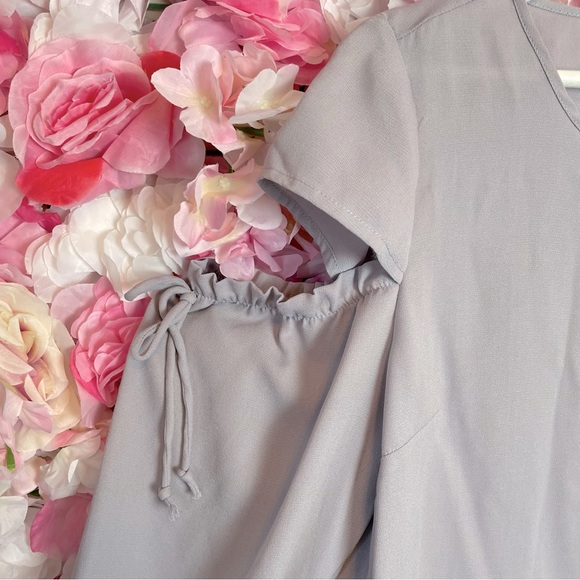 Black Swan Cut Out Sleeve Blouse Sz L - Picture 5 of 5